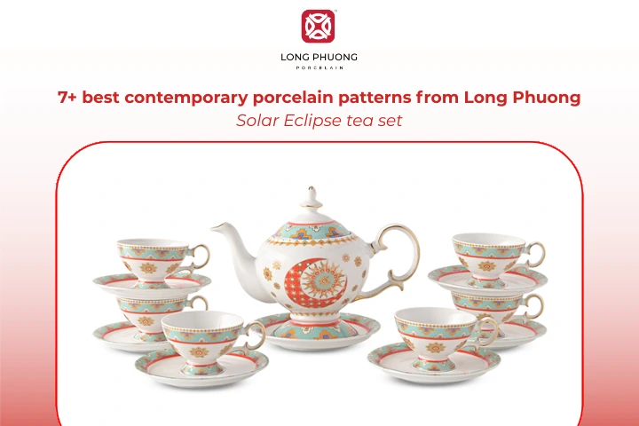 A calm, celestial-inspired pattern brings elegance to modern tea moments