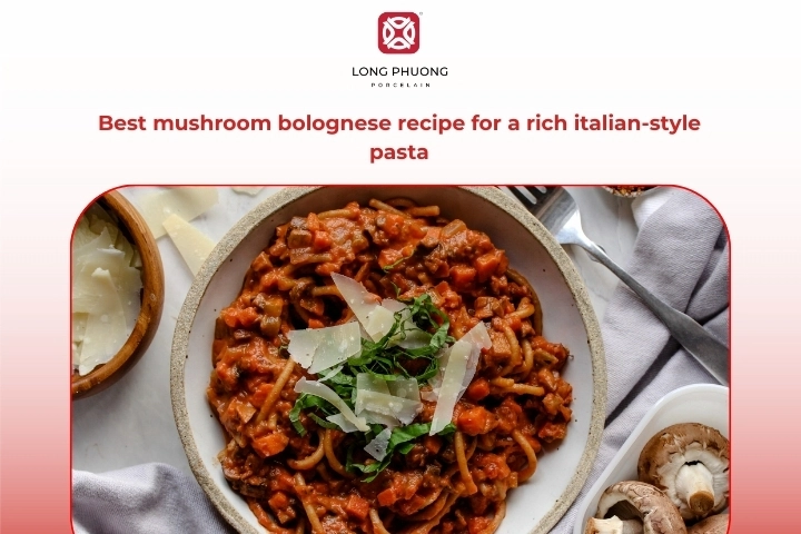Best mushroom bolognese recipe with rich Italian-style mushroom