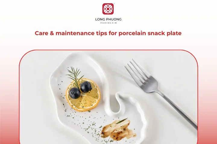 Proper care and maintenance of porcelain snack plates for long-term use