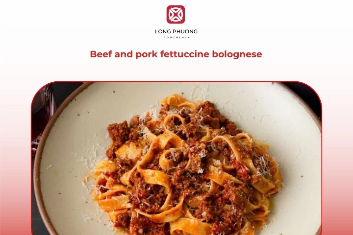 Beef and pork fettuccine bolognese recipe