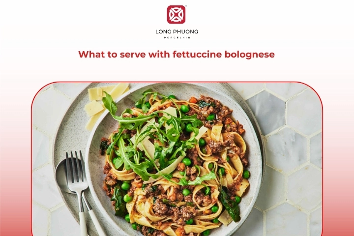 What to serve with fettuccine bolognese meal