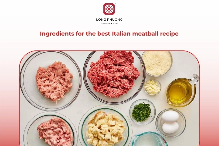 Ingredients for the best italian meatball recipe