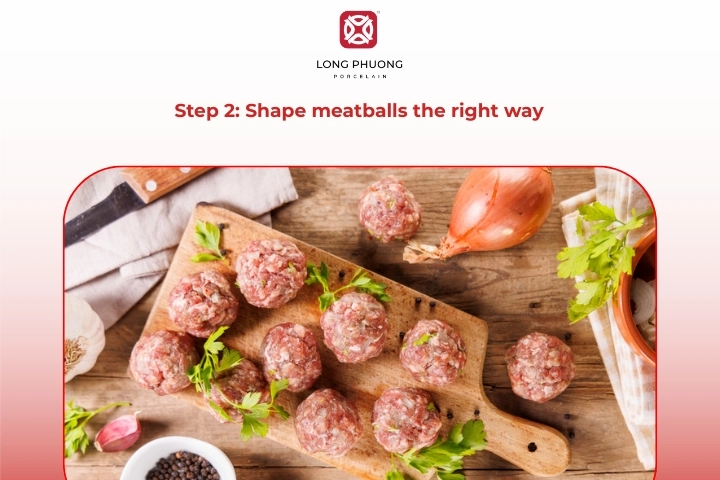 How to shape italian meatballs