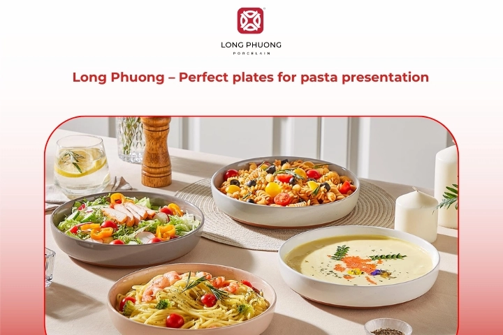 Mushroom Spinach Pasta Recipe Beautifully Presented On Elegant Porcelain Plate