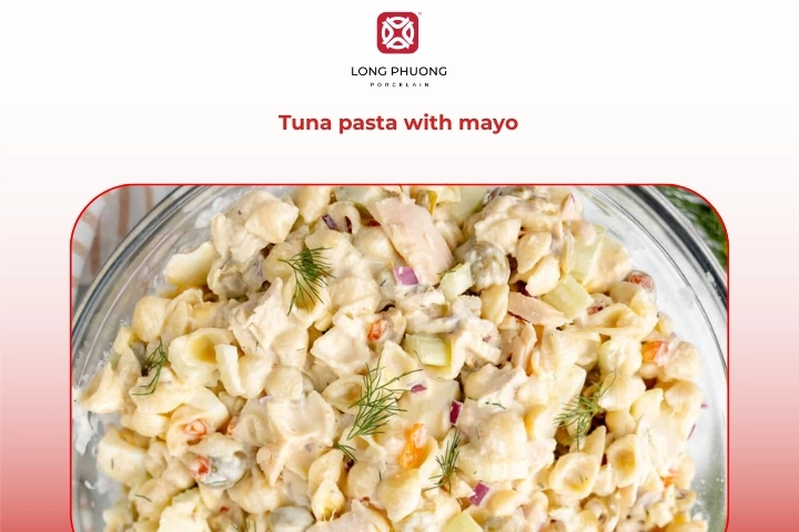 Tuna pasta meals with mayo
