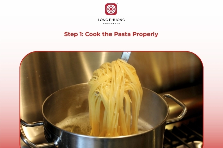 Cooking pasta for tuna and pasta