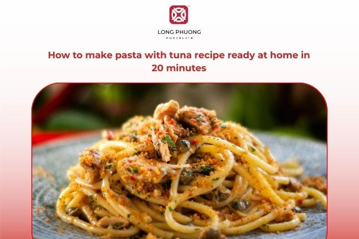 Pasta with tuna recipe ready in 20 minutes