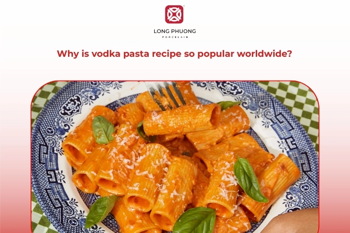 Popular creamy vodka pasta dish enjoyed around the world