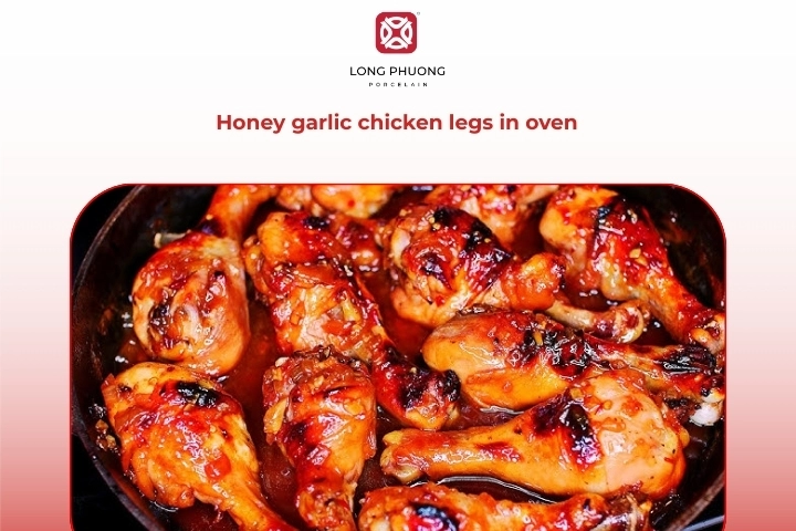 Honey garlic chicken legs in oven sweet and savory baked