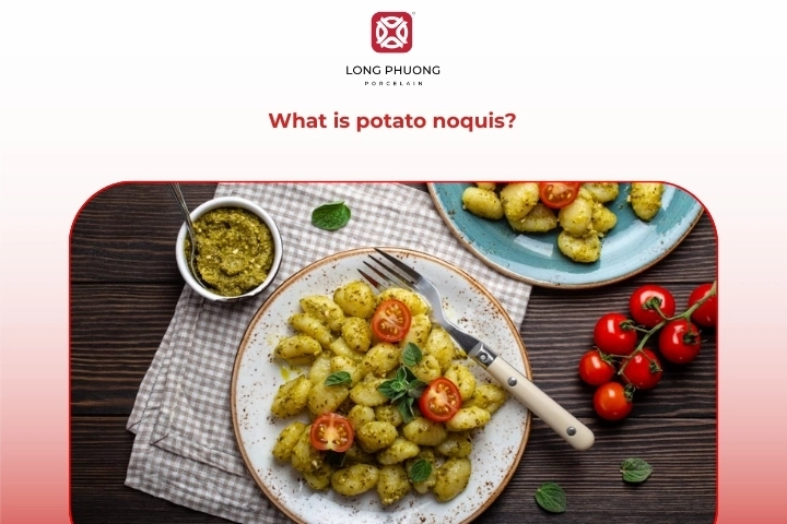 Traditional Italian potato gnocchi dumplings