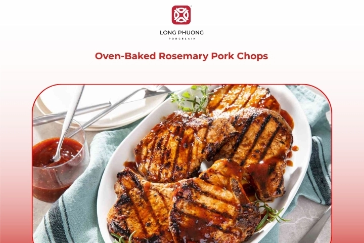 Oven baked rosemary pork chops easy pork chops with rosemary recipe at home