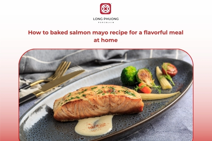 Homemade salmon mayonnaise recipe baked to golden perfection
