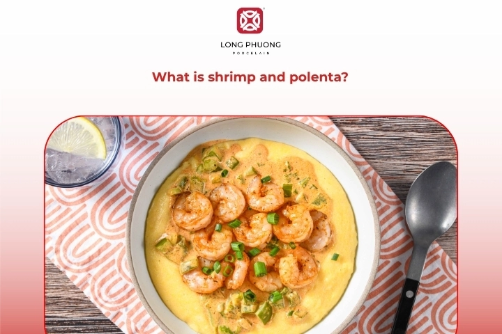 What is shrimp and polenta creamy polenta