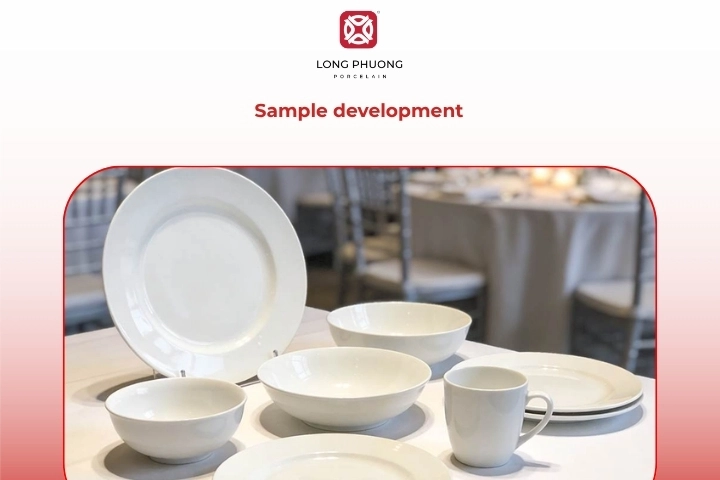 Sample development process in OEM dinnerware manufacturing
