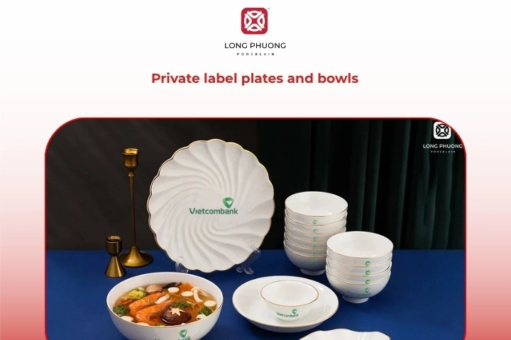 Private label plates and bowls design and production