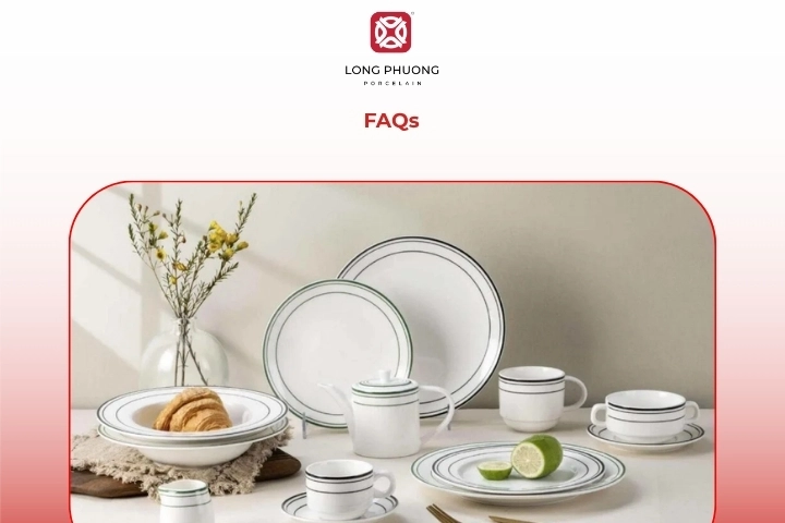 FAQs about how to buy porcelain tableware and order dinnerware online