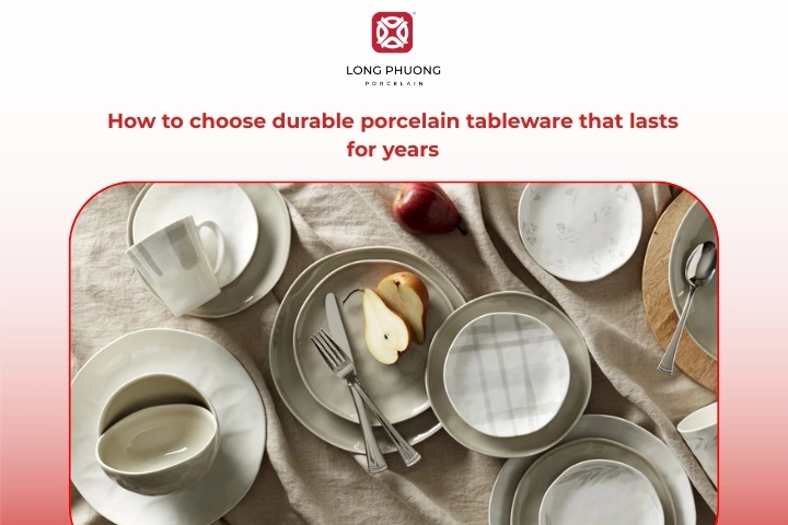 Durable porcelain tableware guide for long lasting use