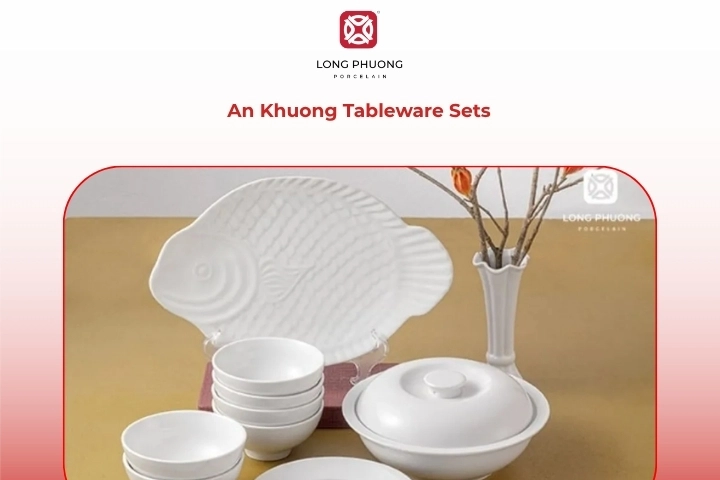 An Khuong tableware sets traditional design