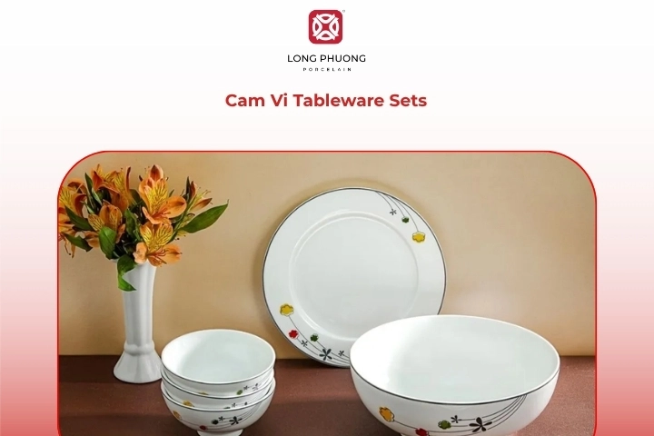 Cam Vi tableware sets modern style