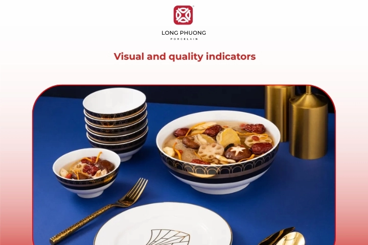 Visual signs of high quality non toxic porcelain plates