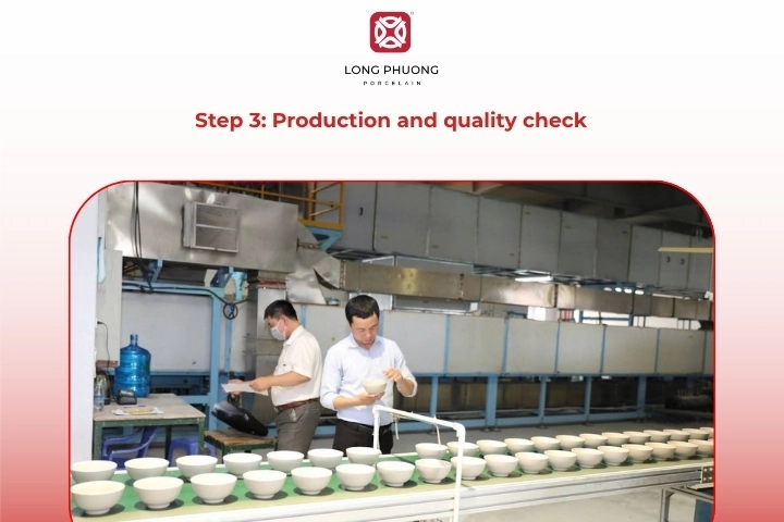 Production and quality check for logo printed plates