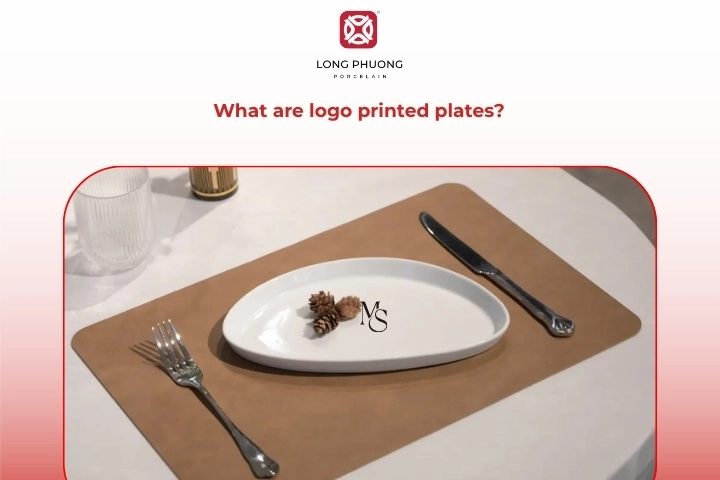 What are logo printed plates examples