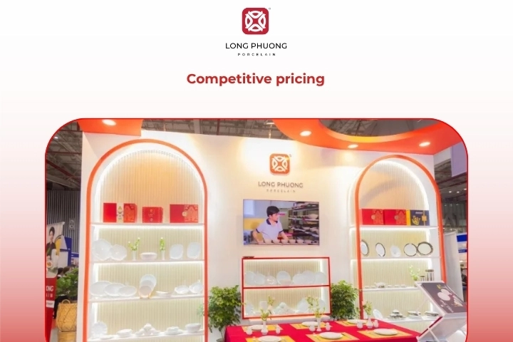Competitive pricing from porcelain manufacturer Vietnam