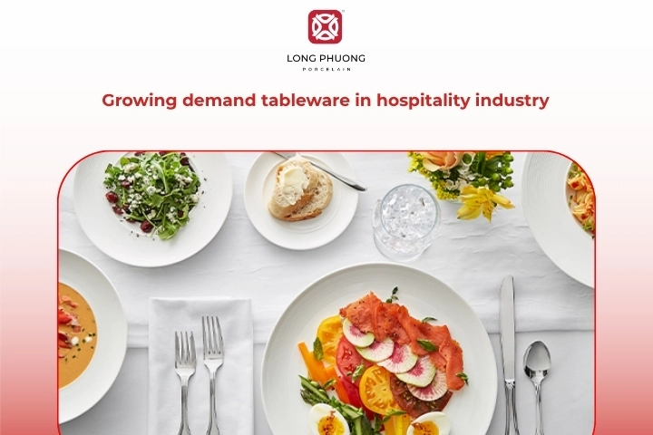 Growing demand for porcelain tableware in restaurants and hotels