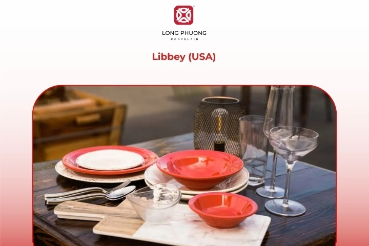 Libbey USA porcelain and glass tableware supplier for restaurants
