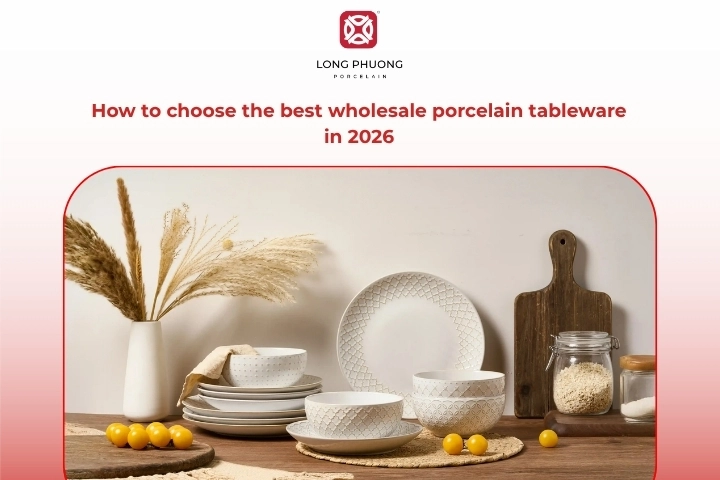 Wholesale porcelain tableware selection in 2026