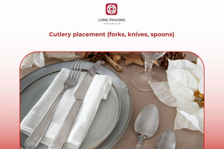 Proper cutlery placement for fine dining table setup