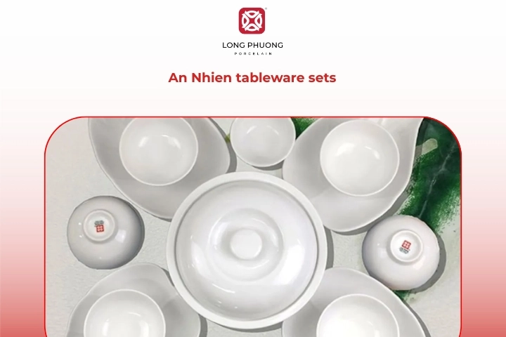 An Nhien modern minimalist porcelain tableware