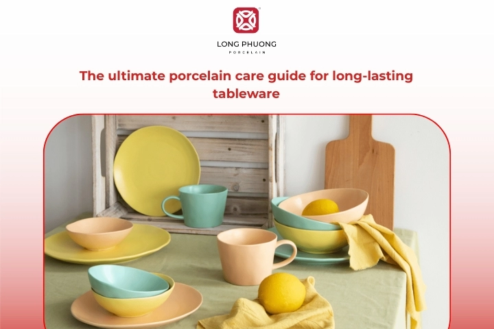 Porcelain care guide for cleaning and maintaining long-lasting porcelain tableware
