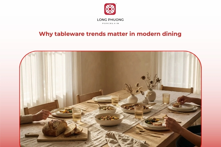 How tableware trends 2026 influence modern dining experience