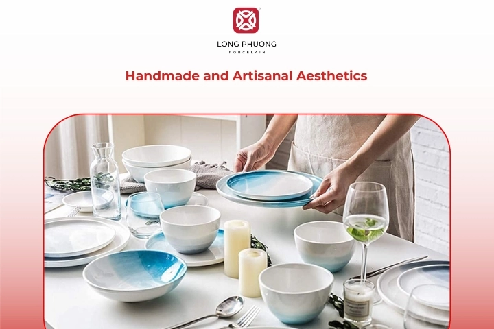 Handmade ceramic tableware trends 2026 highlighting artisanal textures