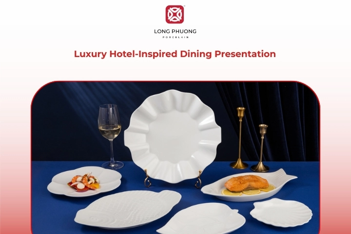 Luxury tableware trends inspired by hotel dining setups
