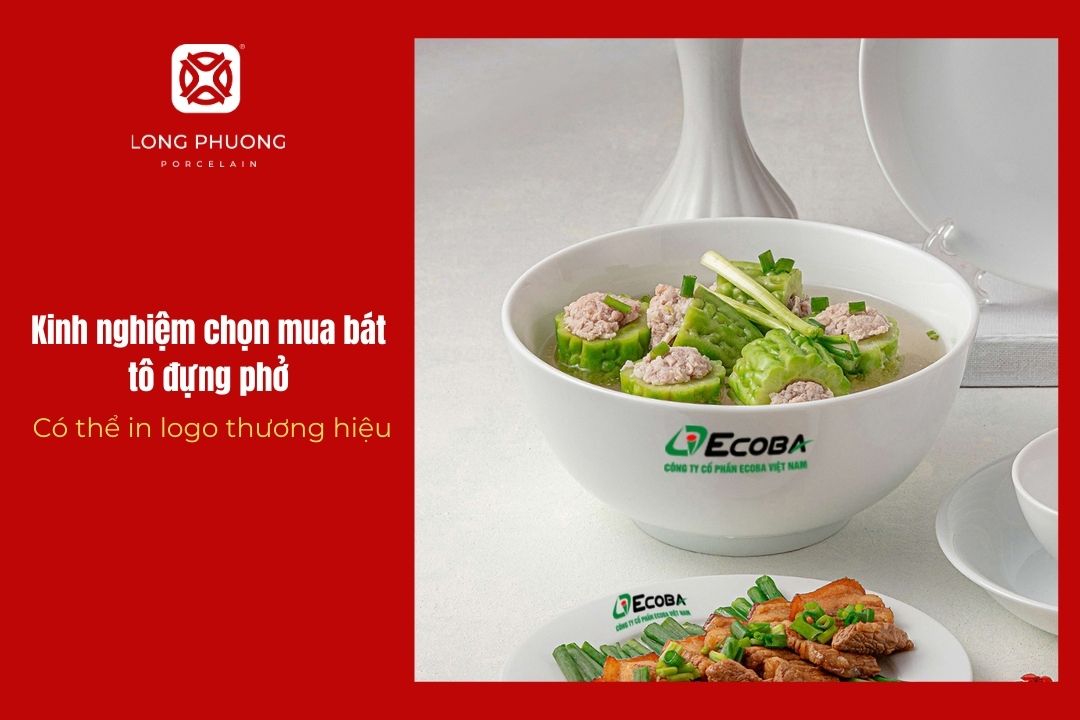 bát tô sứ in logo