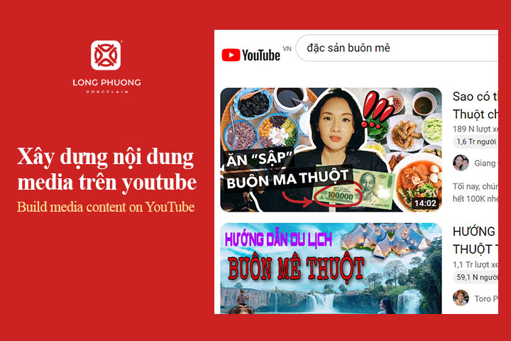 marketing nhà hàng trên youtube