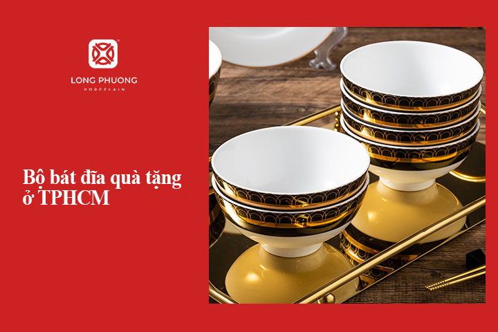 bộ bát đĩa quà tặng ở TPHCM