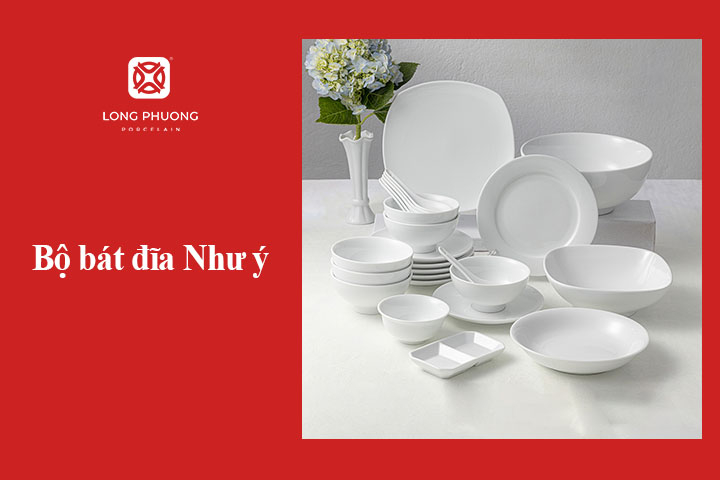 bộ bát đĩa quà tặng như ý