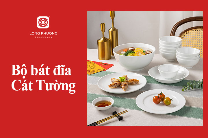 bộ bát đĩa quà tặng ở TPHCM chính hãng