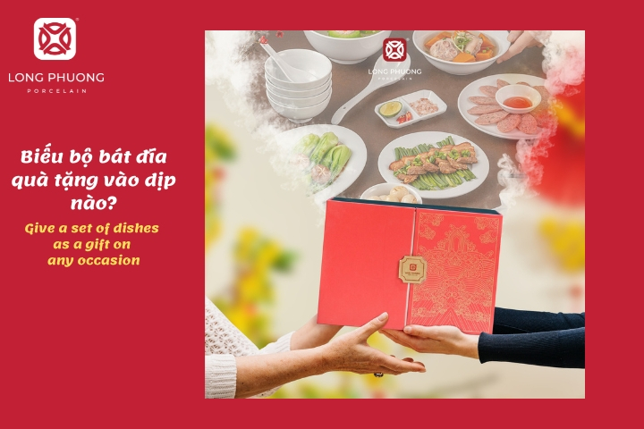 dịp nào biết bộ bát đĩa quà tặng