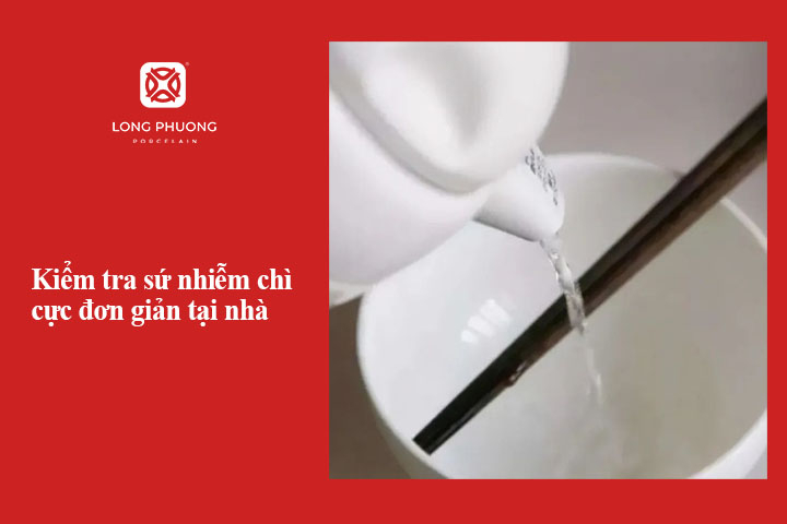 kiểm tra sứ nhiễm chì tại nhà