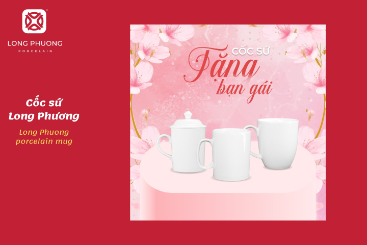 cốc sứ long phương