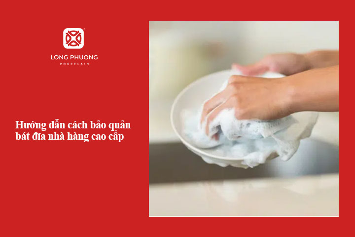 bát đĩa nhà hàng sứ Long Phương ở Thái Nguyên