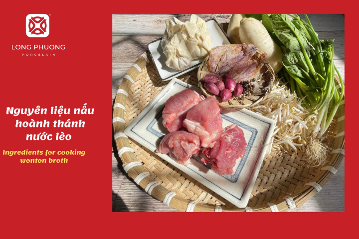 nguyên liệu cách nấu hoành thánh nước lèo