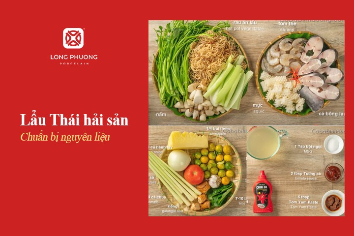 hướng dẫn cách nấu lẩu thái hải sản