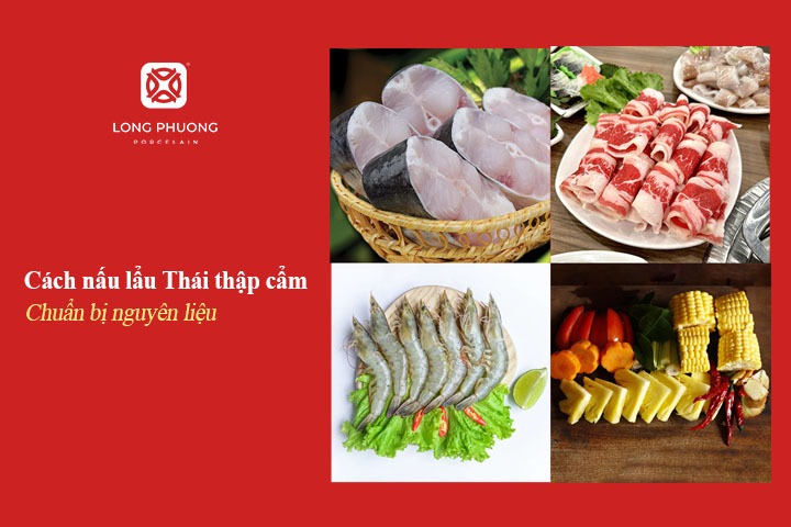 nguyên liệu nấu lẩu thái