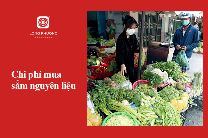 Chi phí mua sắm nguyên liệu