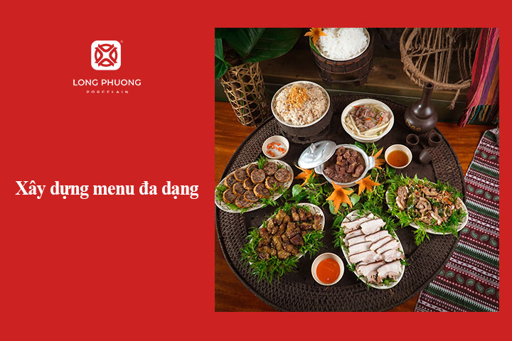 Xây dựng menu nhà hàng đa dạng